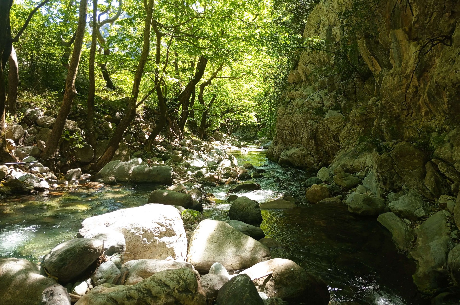 Φαράγγι Στροπώνων και Παραλία Χιλιαδού
