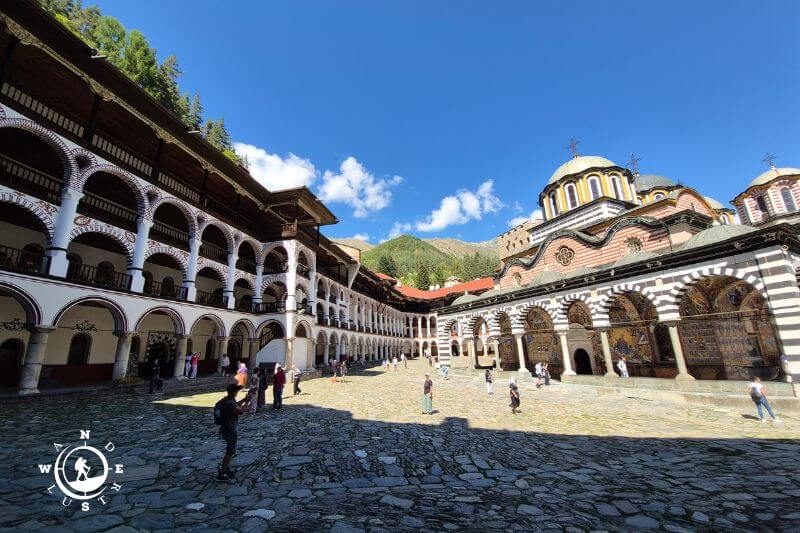 Rila Monastery, UNESCO heritage landmark in Bulgaria, cultural visit with Wanderlust Outdoor Activities
