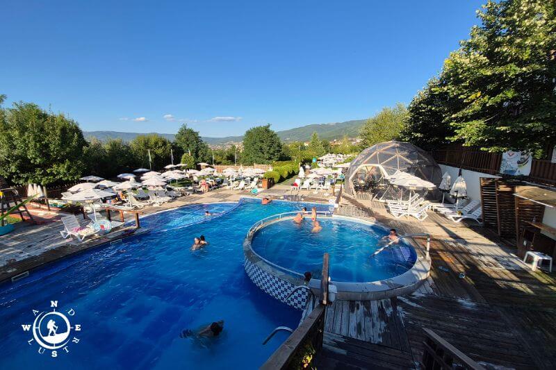 Sapareva Banya, thermal hot springs in Bulgaria for relaxation and wellness with Wanderlust Outdoor Activities